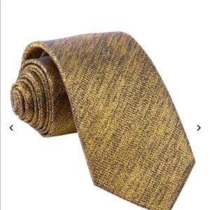 Black tie infused with shimmery gold